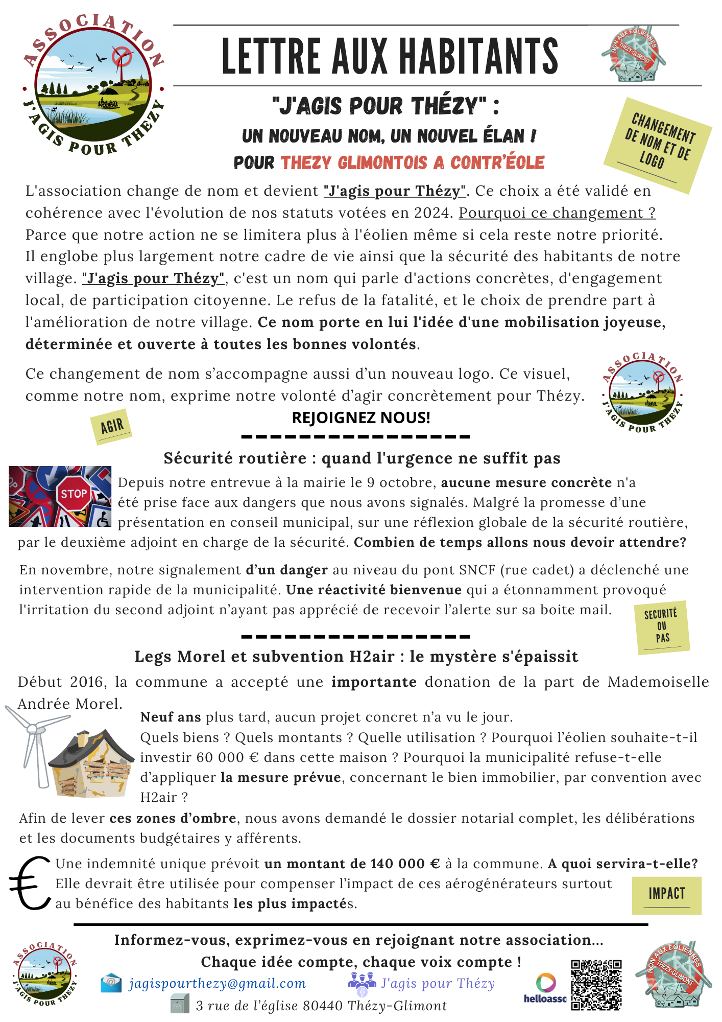 Lettre aux habitants juin 2025